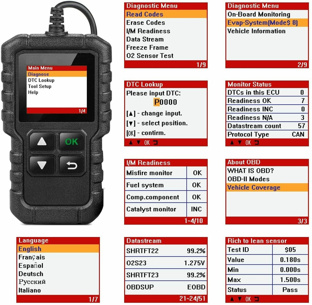 Diagnostic Scanner Fault Code Reader for Yamaha ATV ATV & Bike Co.