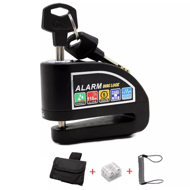 Disc Lock Erinnerungskabel 120 Cm – Verhindert Wegfahren Mit Aktiviertem Scheibenschloss, Für Motorrad, Roller & Fahrrad