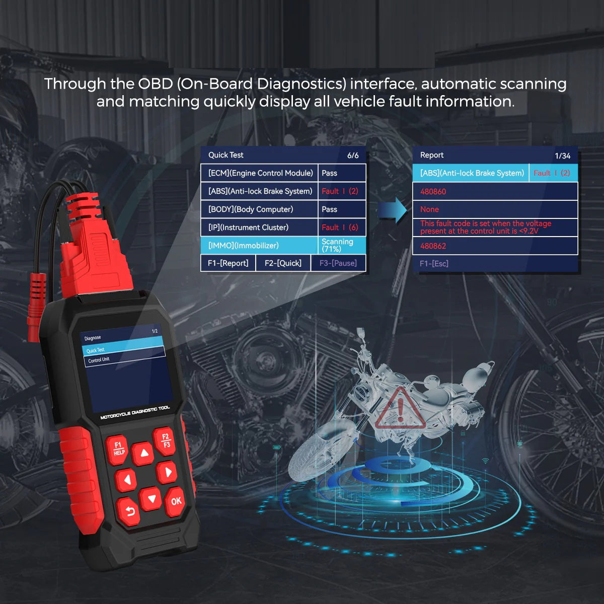 Scan Ktm Diagnostic Scan Tool & Fault Code Reader for KTM Motorcycle – ATV ...